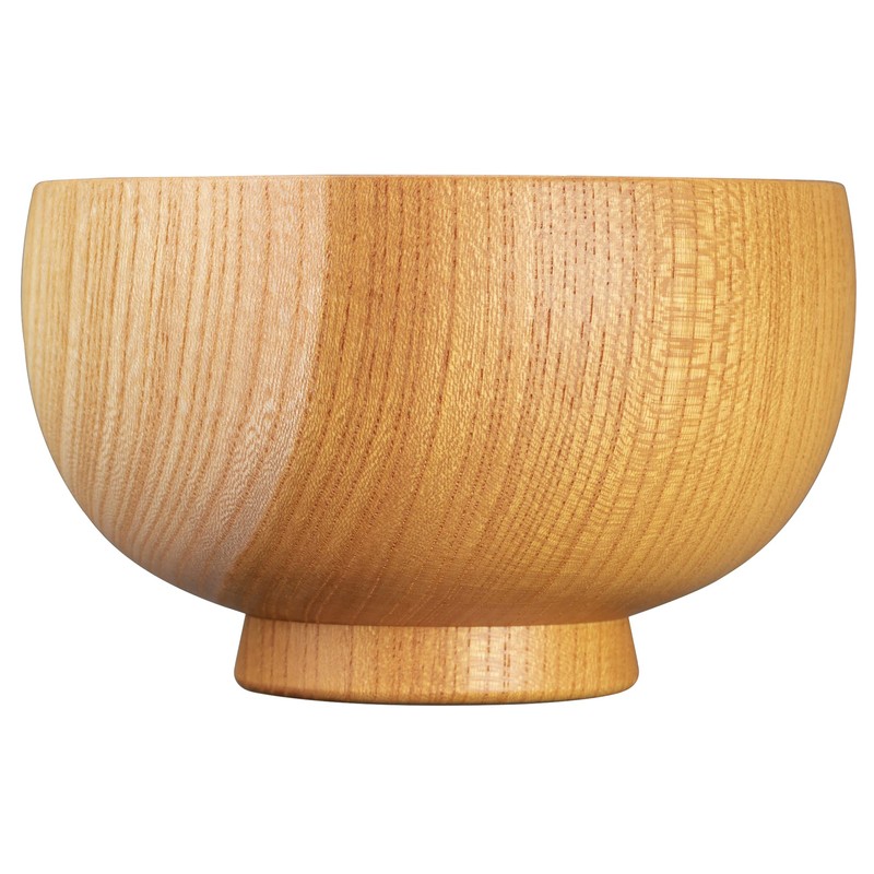 Yamanaka Lacquerware Shirasagi Woodworking Soup Bowl M Approx. 4.3 inches
