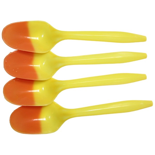 Go-2 Products P2100YO Color Change Spoons, Medium Weight, 5", 2.9g, Yellow to Orange (Pack of 1000)