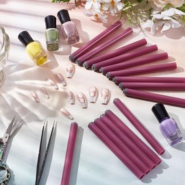 UNICRAFTALE 15Stk 15 Stil Nail Art Stempelstift Set Nagelblumen Design Stempelstift Kunststoff Nail Art Stempelstift Nagelpunktwerkzeug Verschiedene Muster DIY Nageldruckschablonen Werkzeug Für Frauen