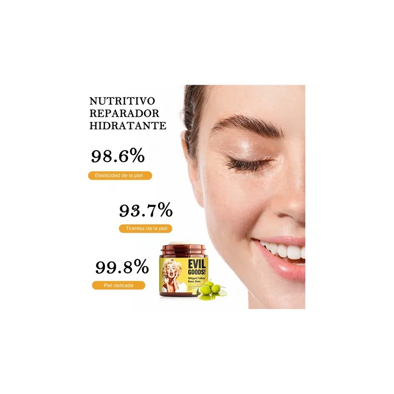 Crema Hidratante Natural Y Suave Reparadora Suave