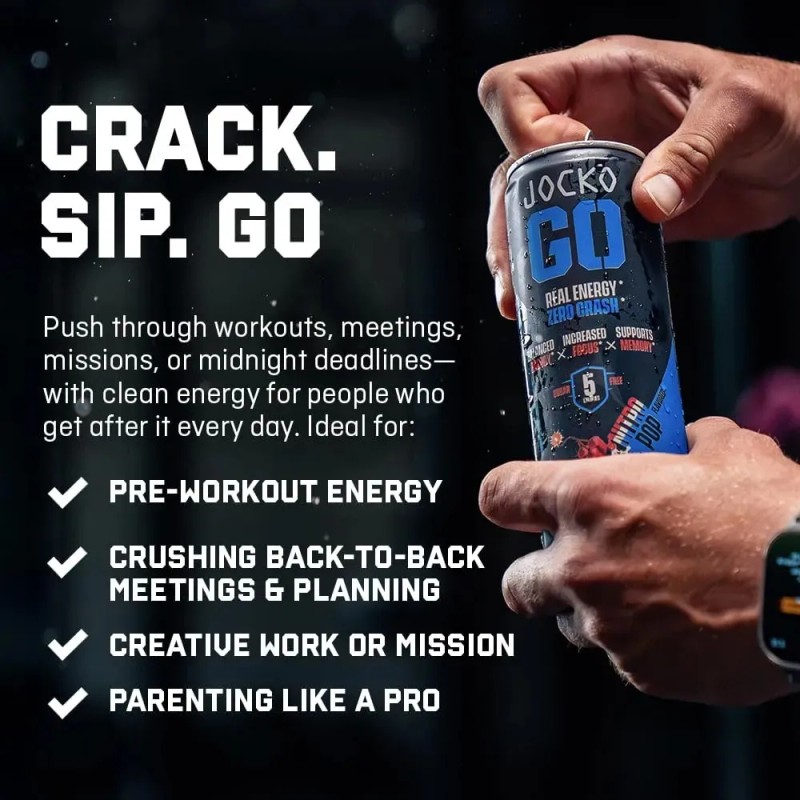 Origin Bebida Energética Jocko Go Keto Con Electrolitos