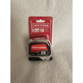 Craftsman Craftman 25 Ft Chromelock Tape Measure CMHT37365  New In Package Standard (SAF)