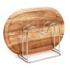 LENITH Stainless Steel Wire Cutting Board Holder, Cutting Board Rack