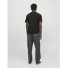 JACK&JONES Men's JACBACIS TEE and Woven Pants GIFTBOX Footie, Black/Pack:Pants