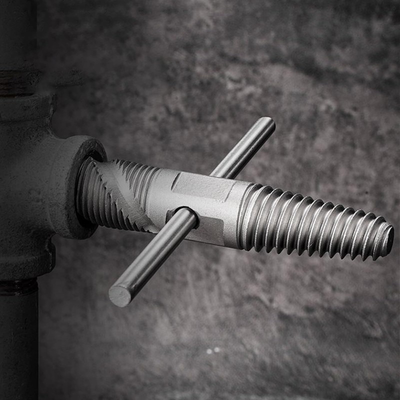 Screw Extractor - Water Pipe Maintenance Tool | 1/2in 3/4