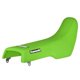 Enjoy Mfg 1989 KAWASAKI KDX 200 gripper seat cover   all GREEN standard #181 LOGO