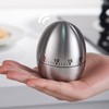 Stainless Steel Egg Timer, Mechanical Cooking Timer, Stainless Steel 60