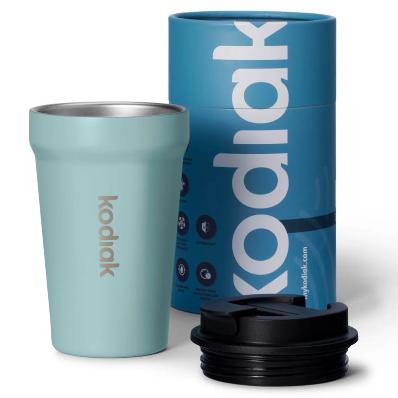 Kodiak Reusable Insulated Stainless Steel Sip Cup 12oz/350ml, Yellow