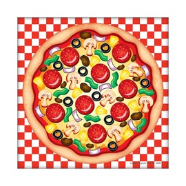 Make A Pizza Sticker Scene (12 Pack) Party and Classroom Game and Activities for Kids