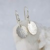 Gold Disc Dangle Earrings for Women Silver Disc Drop Earrings