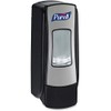 PURELL ADX-7 Push-Style Hand Sanitizer Dispenser, Chrome/Black, for PURELL ADX-7
