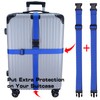 Bag Bungee for Luggage, Heavy Duty Adjustable Suitcase Belt Travel
