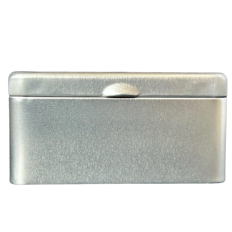 MediMuc Tea 4-Section Rectangular Tea Bag Tin, Tea Box with