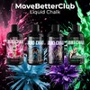 MoveBetterClub Liquid Chalk 250ml Coloured & Scented - Blue Mint