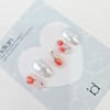cherry Handmade nail tip water ink cherry nail - Almond