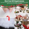 REFORUNG Christmas Snow Blanket Set Artificial Snow Blanket Fake White