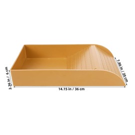 UKCOCO Tortoise Water Dish: Plastic Turtle Water Bowl for Basking Feeding Bathing - 14.15X7.86X2.36in Anti Slip Indoor-Outdoor Reptile Food Bowls for Turtle Owners