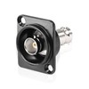 XMSJSIY D-Type Double BNC Male Chassis Panel Mount Adapter Gold-Plated