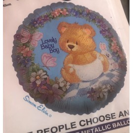 Anagram ~ Lovely Baby Boy ~ Mylar Ballon 18” Vintage Made In USA