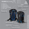 mapuera Escuro Waterproof Rolltop Backpack in Various Sizes (25 L),