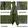 Chubasquero Impermeable Portátil Con Manga Con Capucha