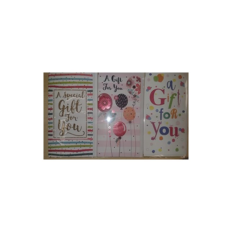 Pack of 6 Money Wallets for Cash Voucher Gifts in