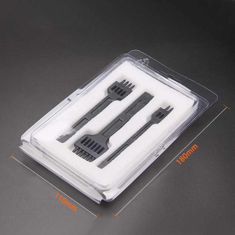 DXIA 3 Pcs Leathercraft DIY Tools,Leather Prong Punch,Steel DIY Diamond