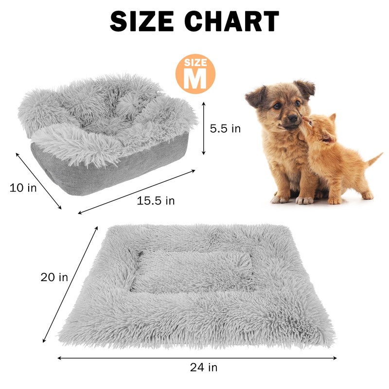 SCENEREAL Self Warming Cat Bed, Heated Cat Bed Mat for