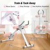 WARMOUNTS Ab Machine, Adjustable Ab Trainer, Foldable Core & Abdominal
