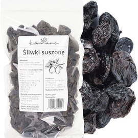 Kuchnia Zdrowia - Dried Plums - No Seeds - No Additives - Natural - High Quality - Leak-proof Packaging with Zip - Doypack: (200g)