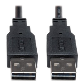 2TB4116 - Tripp Lite Universal Reversible USB 2.0 A-Male to A-Male Cable - 6ft