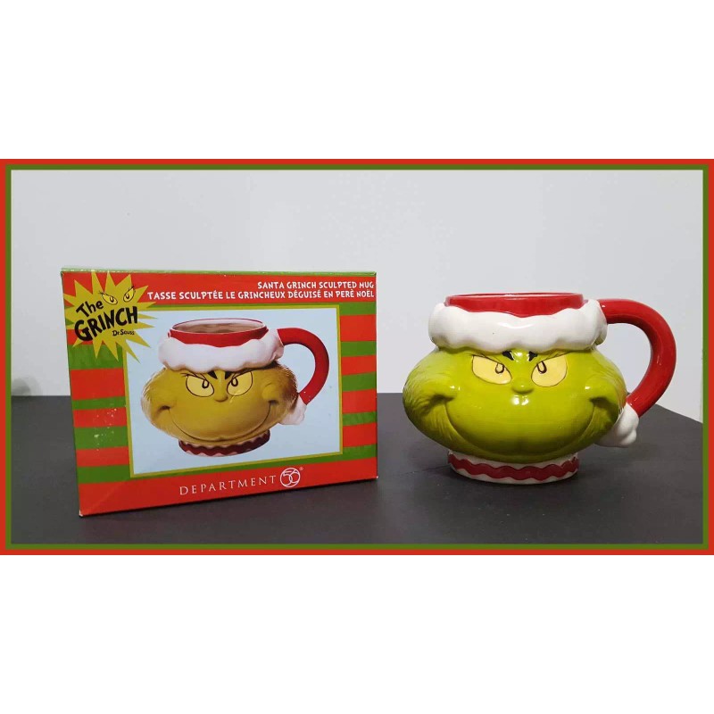 Department 56 NEW RARE Department 56 Figural Grinch Mug 23