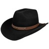 Lipodo Horses Cowboy Hat - Felt Hat with Stretch Lining