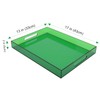 Large Acrylic Serving Tray Decorative Ottoman Coffee Table Tray with