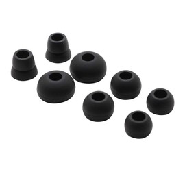 Alitutumao 4 Pairs Powerbeats 3 Replacement Earbuds Silicone Eartips Compatible with Wireless Powerbeats 3 Powerbeats3 Beats by dr dre Earphones, Black