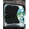 Upgraded 2 PCS Semi Trucks Window Shades, 23.6"x21.6" UV Protection