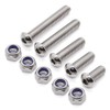 Glvaner M8-1.25 x 16mm (10 Sets) Stainless Steel Button Head