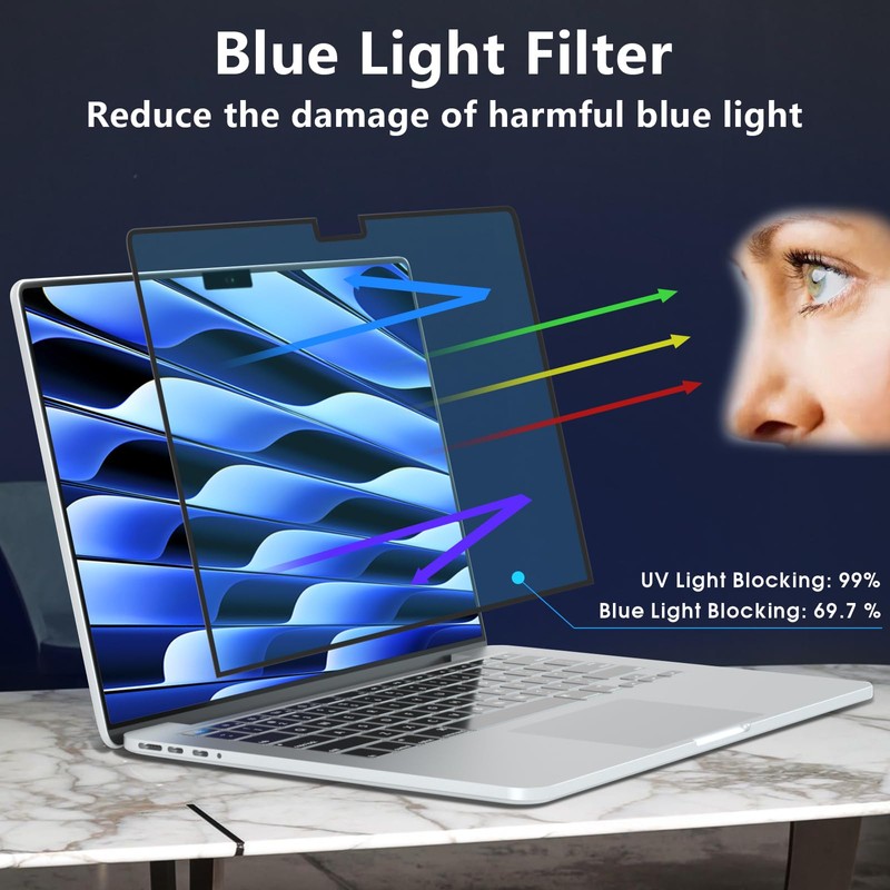 FILMEXT Macbook Air 15 inch Screen Protector (2025-2023, M4 M3