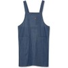 Edwin Apron with Two Stage Adjustable Back Button, Denim H-Shape,