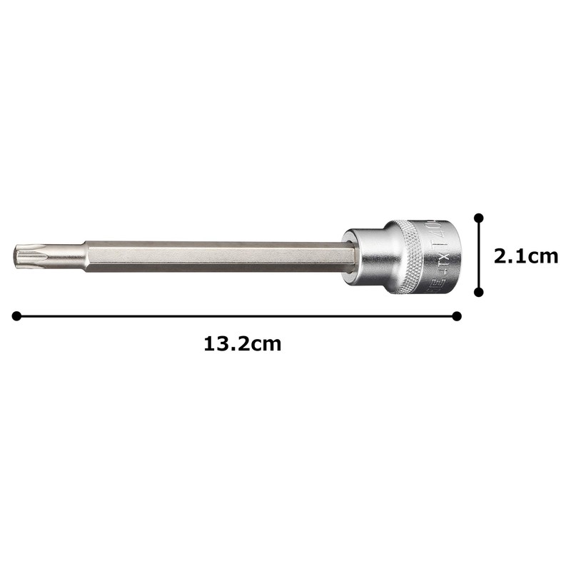 Tone 4TX-T40L Long Torx Socket, Strong Type, 1/2-inch (12.7 mm)