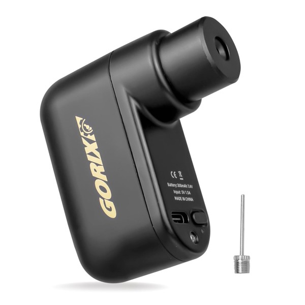 GORIX Bike Electric Portable Air Pump High Pressure Ball Needle