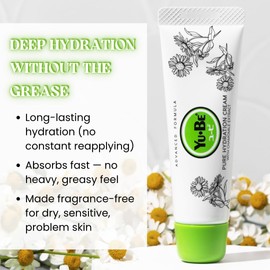 Yu-Be Advanced Formula Pure Hydration Cream - Daily Oil & Fragrance Free Moisturizer to Hydrate & Soothe Sensitive Skin | Moisturizing Lotion Safe for All Skin Types & for Face, Body, & Hands