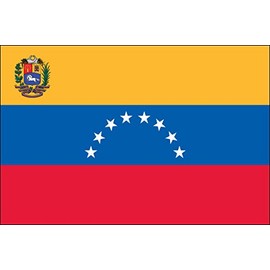 3x5 Venezuela Polyester Indoor or Outdoor Flag, More Than 200+ 3x5 Foot (90x150 cm) International Flags Available