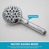 Handheld Shower Head with ON/OFF Switch,Detachable 8 Mode High Pressure