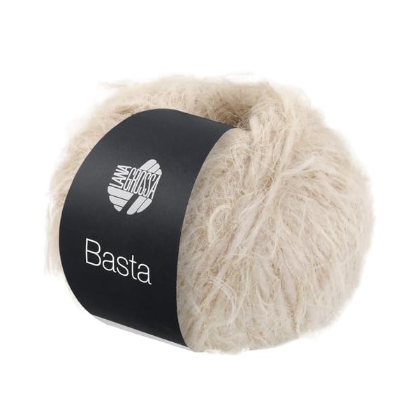 LANA GROSSA Basta Yarn in Fake Fur Look, Loosely Twisted