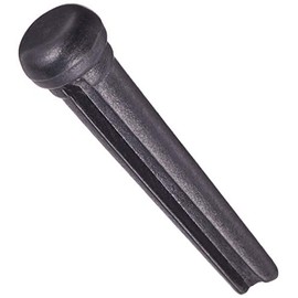 6 Graph Tech TUSQ Bridge Pins Black No Dot