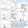 Namolit Pocket EFHW Antenna K24 3-30MHz Frequency Band Shortwave Antenna