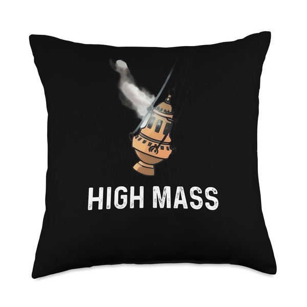 Thurible Traditional Latin Mass Catholic Throw Pillow