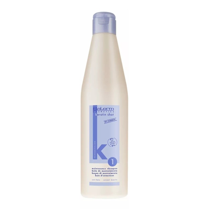 Salerm Cosmetics Keratin Shot Anti-frizz Shampoo 500ml + Tarro 1kg