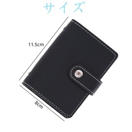 Tauxiy Card Case, 26 Card Bits, Skimming, Magnetic Protection, RFID Blocking, Card Holder, Bank Card, Credit Storage, Business Card Holder, Card Slots, Compact, Large Capacity, Card File Holder